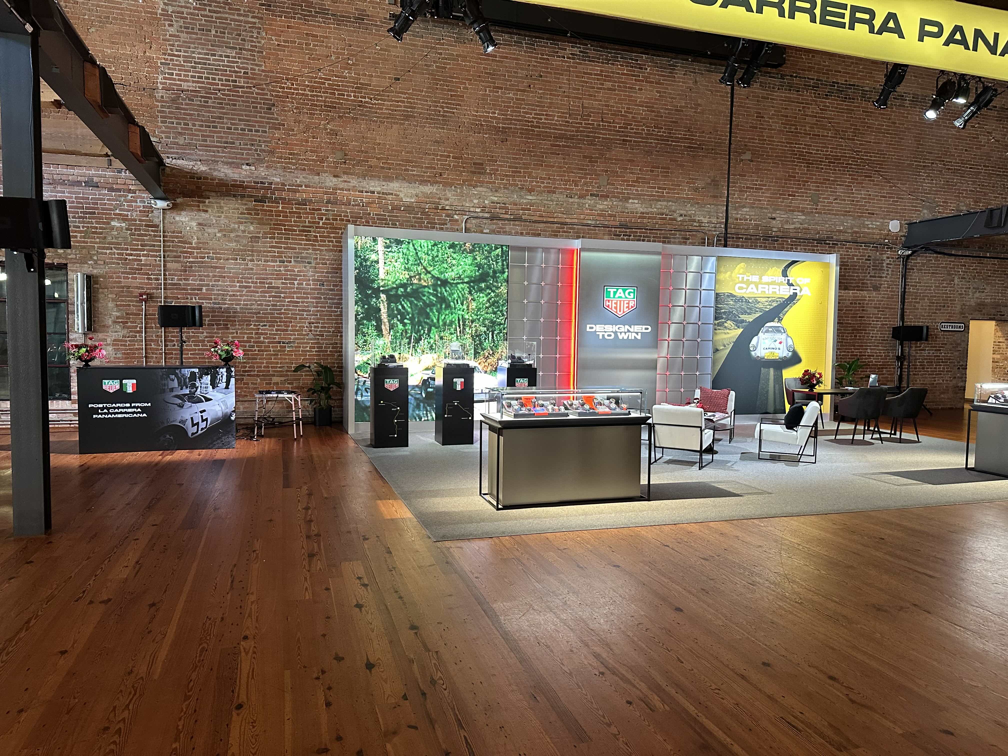 TAG Heuer x Luft 11 booth environment